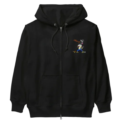 ゾンビかぼちゃへっず Heavyweight Zip Hoodie