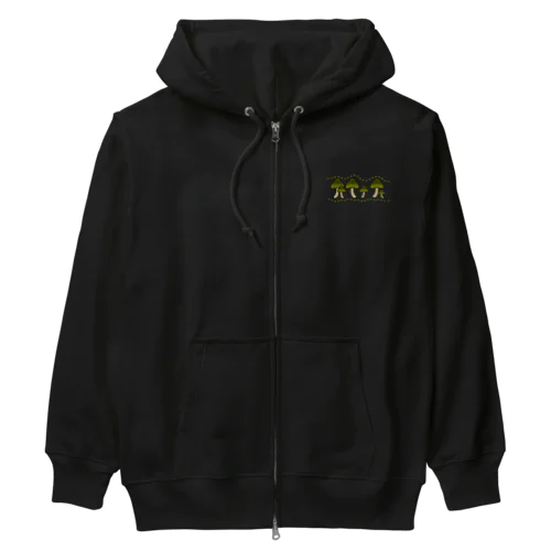 No.1 アイシメジ（せいれつ） Heavyweight Zip Hoodie