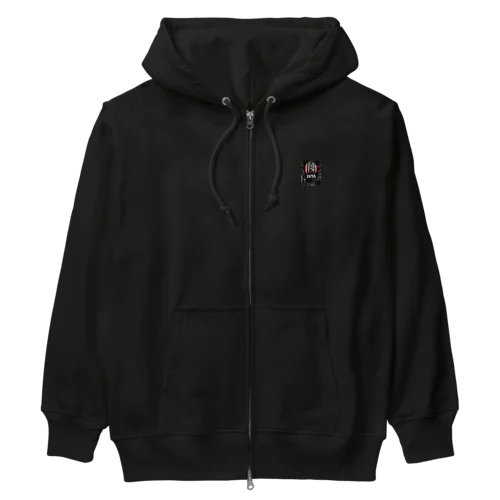 まちゃキャンプ飯部のロゴアイテムです Heavyweight Zip Hoodie