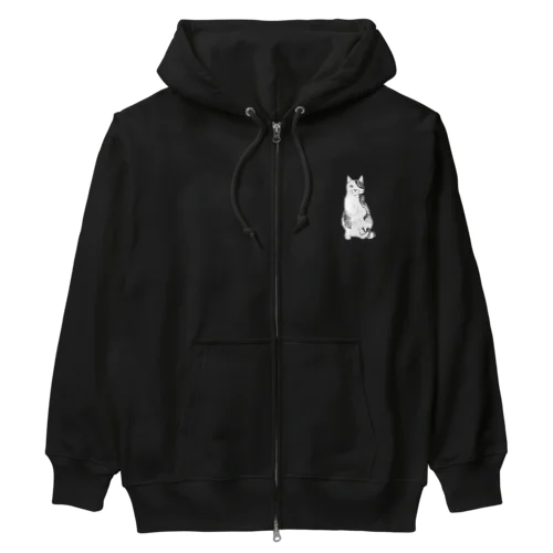 三毛猫 Heavyweight Zip Hoodie