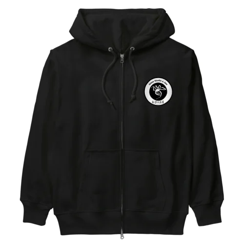 あびー工房（a_bee）ロゴグッズ Heavyweight Zip Hoodie