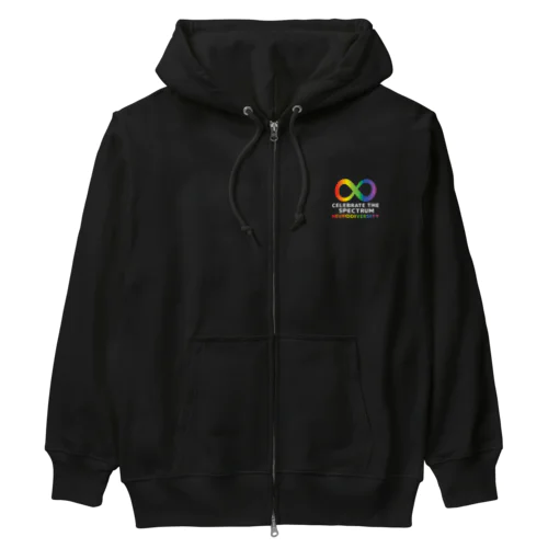 Celebrate the spectrum Heavyweight Zip Hoodie