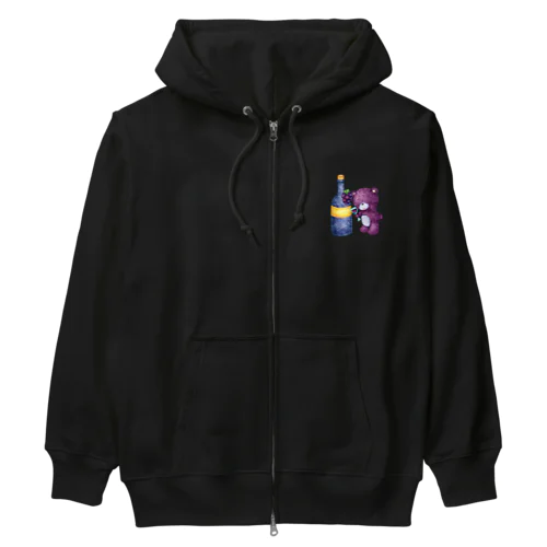 ドリンクマ　ワイン Heavyweight Zip Hoodie