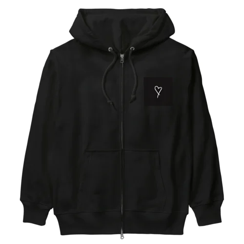 ハート Heavyweight Zip Hoodie