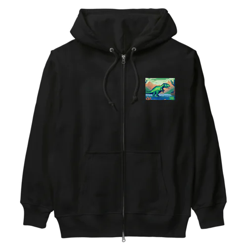 恐竜58　ネプチュノサウルス Heavyweight Zip Hoodie