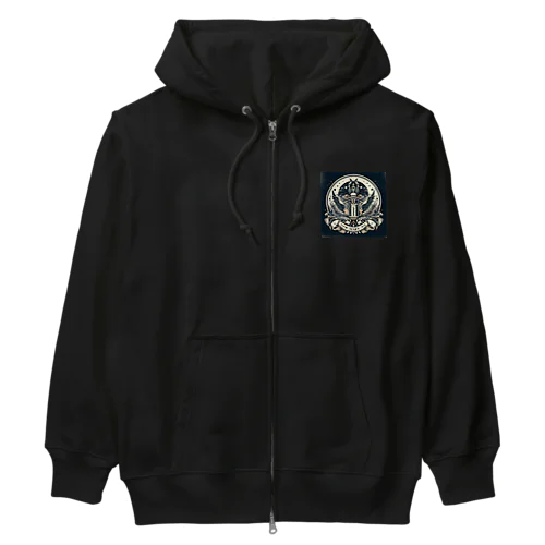 輝く夜のエンブレム Heavyweight Zip Hoodie