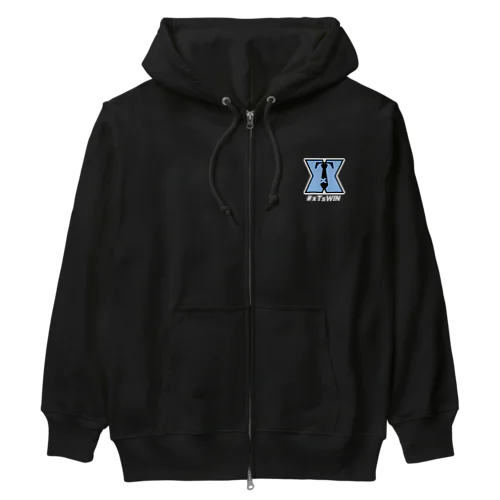 xTiesロゴ [#xTsWIN] Heavyweight Zip Hoodie