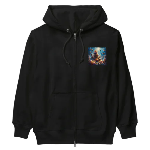 *Gu~mimi*珊瑚の世界 Heavyweight Zip Hoodie