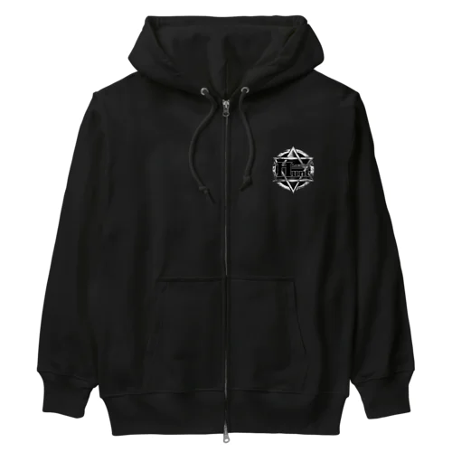 LocationHuntロゴシリーズ Heavyweight Zip Hoodie