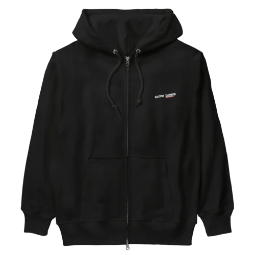 SLOWDoWN simply Style Heavyweight Zip Hoodie