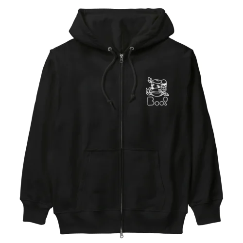 Boo!(ぶんぶくちゃがま) Heavyweight Zip Hoodie