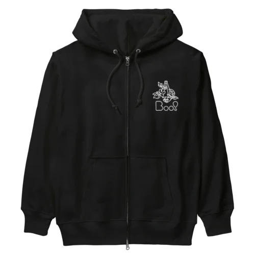 Boo!(からかさおばけ) Heavyweight Zip Hoodie