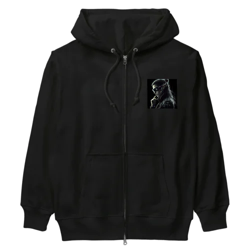 私の名前はmoon05 Heavyweight Zip Hoodie