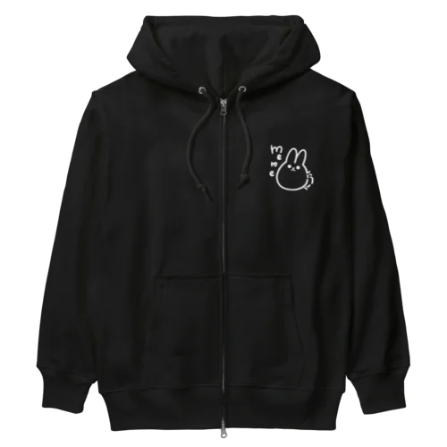 うさぎのmeme Heavyweight Zip Hoodie