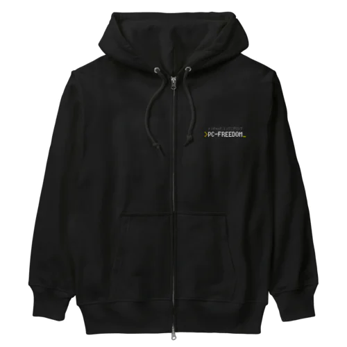 PC-FREEDOM Official グッズ Heavyweight Zip Hoodie