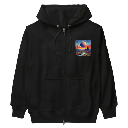 【異世界】アート Heavyweight Zip Hoodie