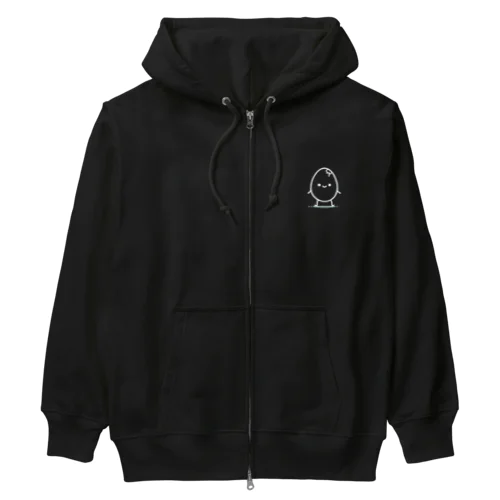 わけあり白たまご Heavyweight Zip Hoodie