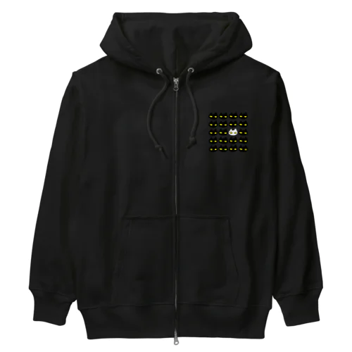 黒猫ボディーガード 001 Heavyweight Zip Hoodie