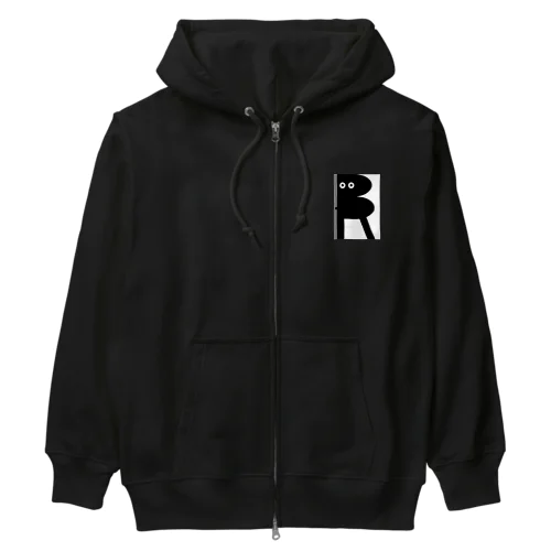 バリムダ君（無透過） Heavyweight Zip Hoodie