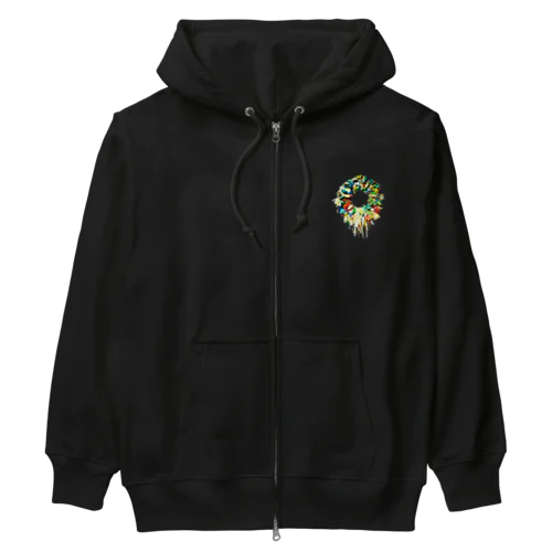 MIX UP Heavyweight Zip Hoodie