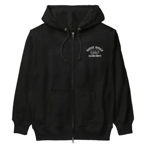 ロイヤルOLD AND PRETTY  Heavyweight Zip Hoodie