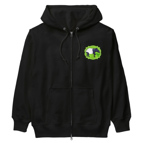 マレーバク　ハングルデザイン Heavyweight Zip Hoodie