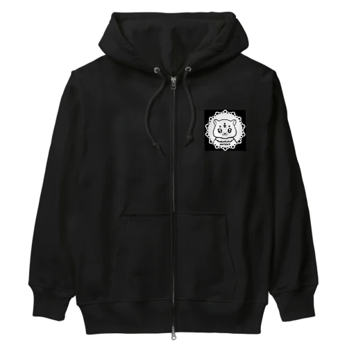 虹音プリム(モノトーン(*^^*)) Heavyweight Zip Hoodie