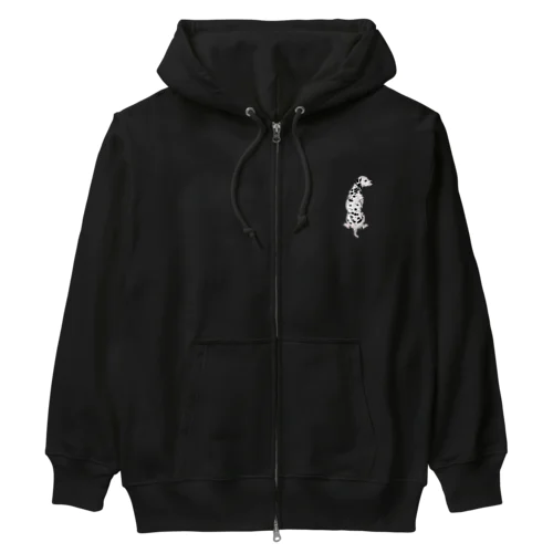 ダルメシアン Heavyweight Zip Hoodie