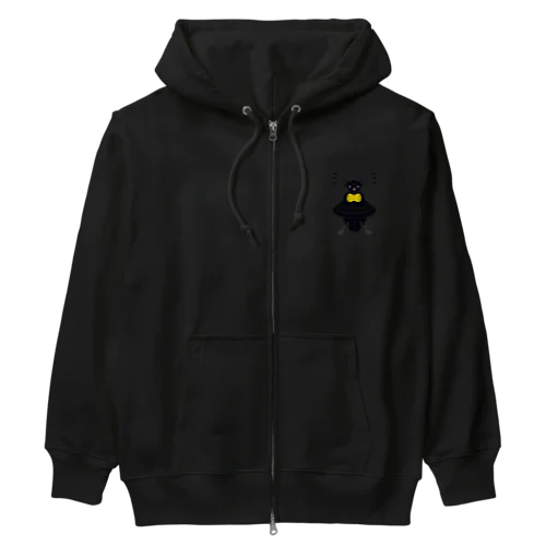 カンザシフウチョウ Heavyweight Zip Hoodie