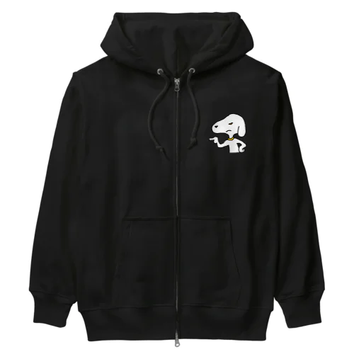 わるいイヌ Heavyweight Zip Hoodie