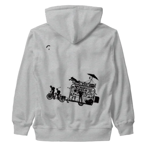 チャリ・デ・キャンプ Heavyweight Zip Hoodie