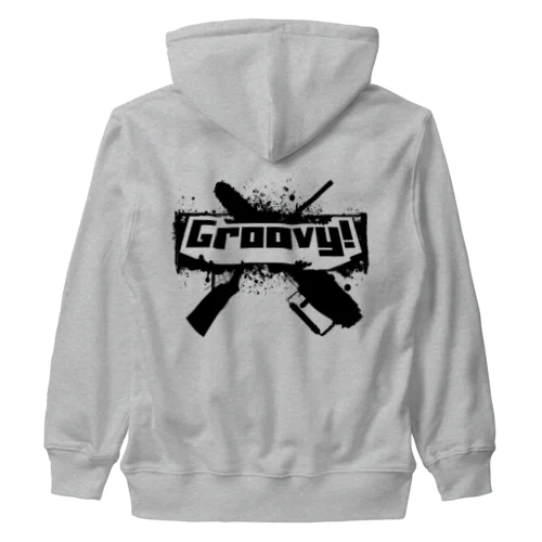 Groovy!(イカすぜ) Heavyweight Zip Hoodie