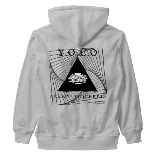 HEYWADA BE YOURSELF Heavyweight Zip Hoodie