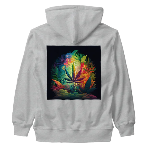  Hemp forest Heavyweight Zip Hoodie