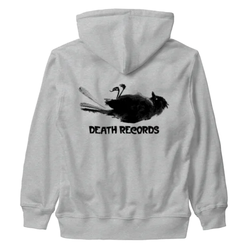 DEATH RECORDS Heavyweight Zip Hoodie