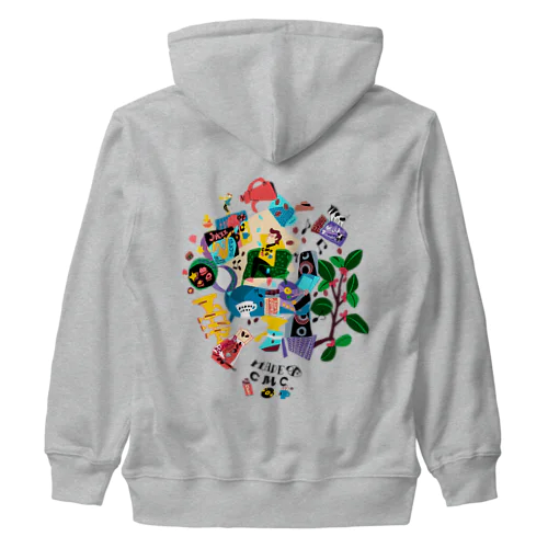 Made Of CMC  Color Heavyweight Zip Hoodie