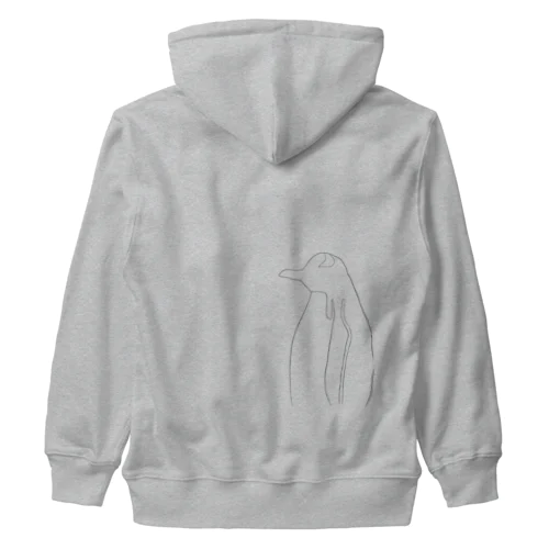 うっすらペンギン Heavyweight Zip Hoodie