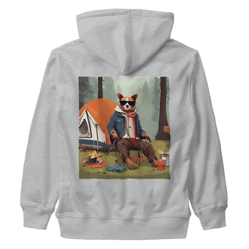 ベテランキャンパー犬 Heavyweight Zip Hoodie