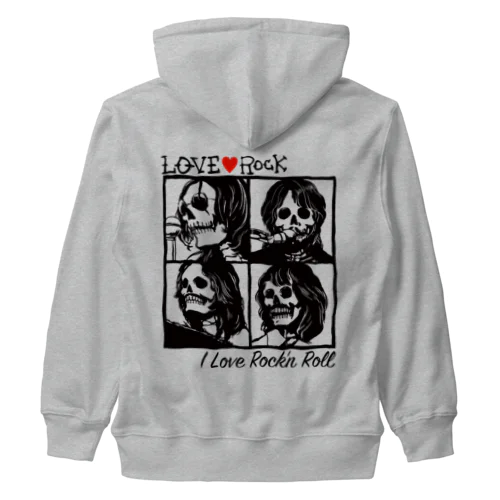 LOVE ROCK Heavyweight Zip Hoodie