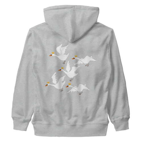 5羽の白鳥の王子 Heavyweight Zip Hoodie