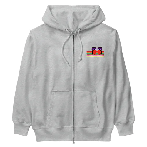 福朗/ふくろう🦉 Heavyweight Zip Hoodie