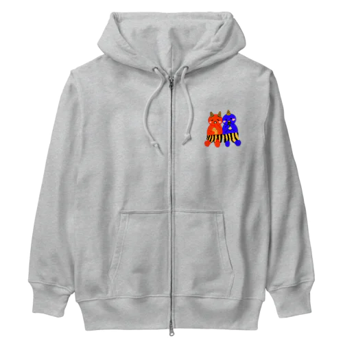 仲良し小鬼ちゃん② Heavyweight Zip Hoodie