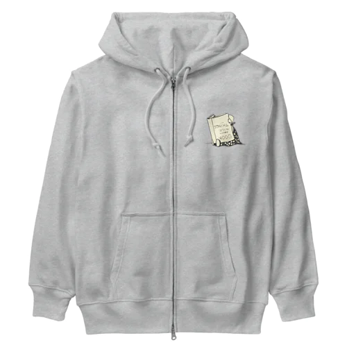 読書に夢中 Heavyweight Zip Hoodie