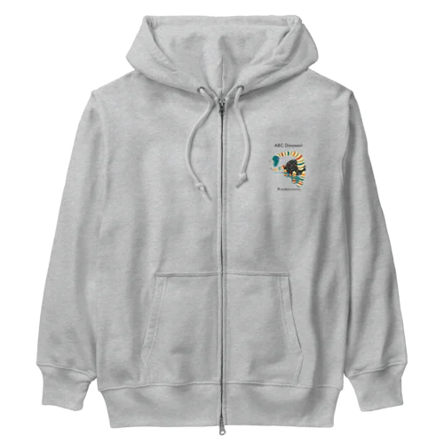 ブラキオサウルス　ロゴあり Heavyweight Zip Hoodie