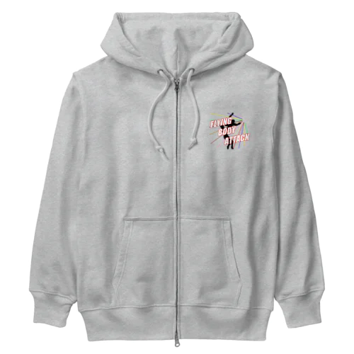 【新作】フライング・ボディアタック Heavyweight Zip Hoodie