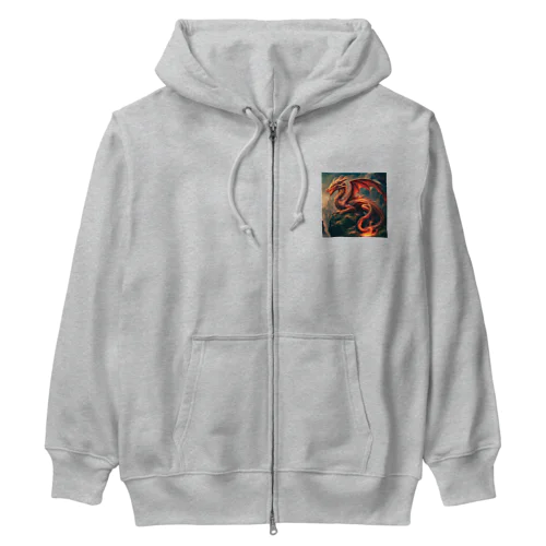 Dragon-Eye#0003 Heavyweight Zip Hoodie