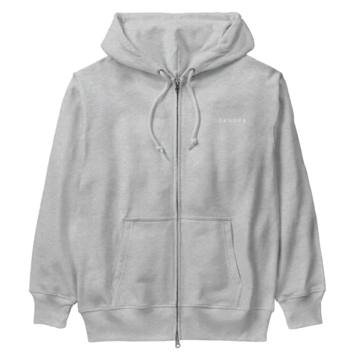 GRANDPA(白文字) Heavyweight Zip Hoodie