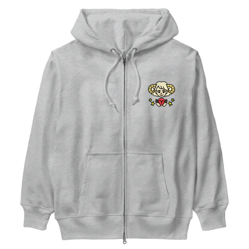 おひつじ座♈ Heavyweight Zip Hoodie