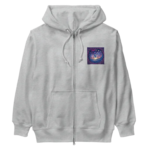 うさぎの異世界冒険 Heavyweight Zip Hoodie