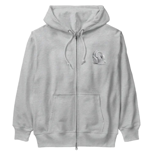 モノクロームの音世界 Heavyweight Zip Hoodie